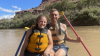 Michaela Horn and her husband rafting on the Senior Spark trip to Moab, Utah. Photo courtesy of Michaela Horn.