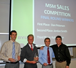 MSM Sales Competition winners