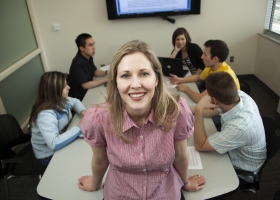 Katie Liljenquist of BYU's Marriott School of Management co-authored a study on the benefits of involving social outsiders in workplace teams. 
