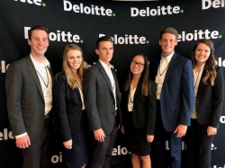Six accounting students placed at the regional Deloitte audit competitio