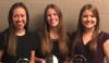 Three female students take third place at CoMIS Competition.