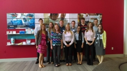 The first group of interns at Cardinal Health headquarters