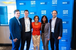 MBA team poses at the Adam Smith Society Competition.