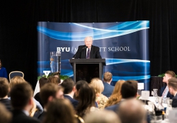 Merrill J. Bateman, former president of BYU and former dean of BYU Marriott.