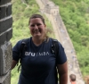 Jennifer Scherbel visits the Great Wall of China with the BYU Marriott MBA program
