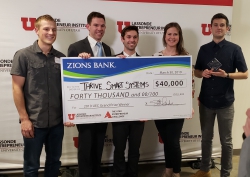 Thrive Smart Systems wins $40,000 in 2019 Utah Entrepreneurship Challenge.
