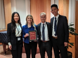 Four BYU Marriott Students won 2nd Place