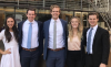 BYU Sales Club members took third place at the Arizona Collegiate Sales Competition. From left to right: Aubrey Nelson, Jared Blatter, Noah Kirk, Morgyn Carroll, and David Sorensen. Photo courtesy of Noah Kirk.