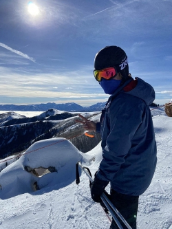 Parker Stohlton is an avid skier and loves to spend his free time on the slopes. Photo courtesy of Parker Stohlton.