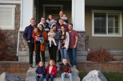 Anderson and his family, which includes four children and nine grandchildren. Photo courtesy of Greg Anderson.