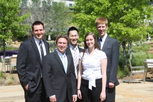 Left to Right: Greg Downs, Jacob Lane, Daisuke Taura, Megan Palmer, and Jeff Yeager
